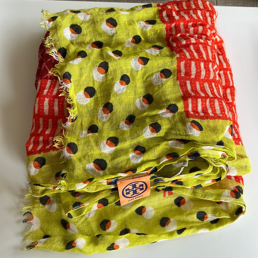 Tory Burch Linen scarf